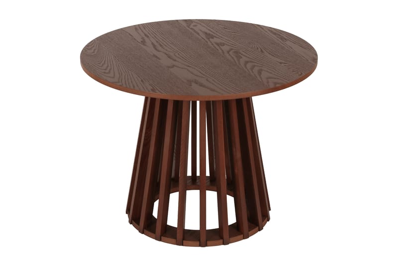 Peyra sofabord rundt 60 cm finér - Valnøtt - Møbler - Bord - Sofabord