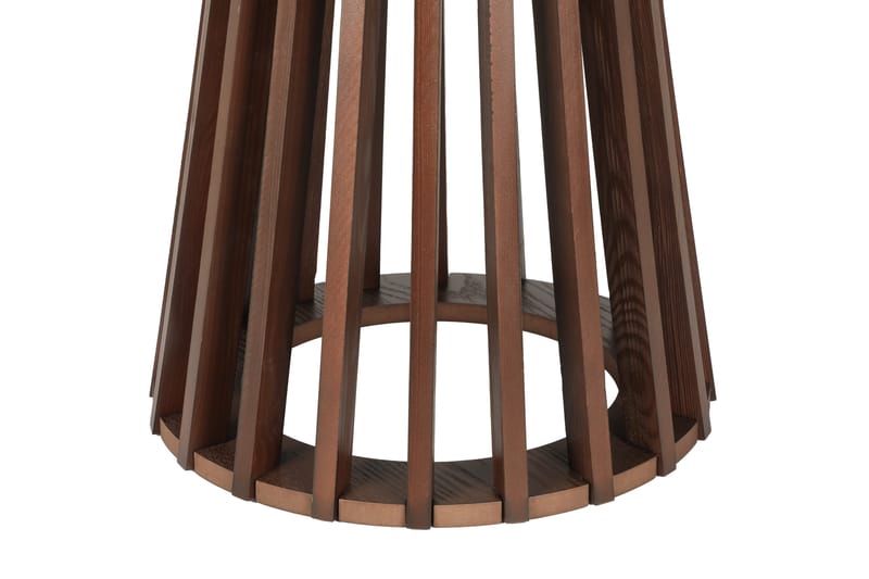 Peyra sofabord rundt 60 cm finér - Valnøtt - Møbler - Bord - Sofabord