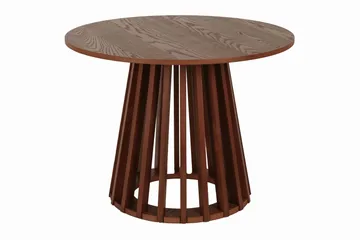 Peyra Sofabord Satsbord Rundt 86/60 cm Finér - Valnøtt - Møbler - Bord - Sofabord