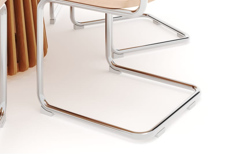 Peyra Spisebord 120 cm Rundt Ek med 6 stk Build Matstkolar - Natur - Møbler - Bord - Spisegrupper