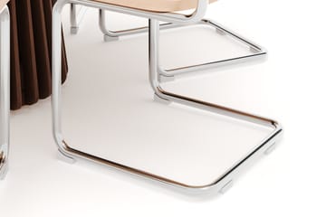 Peyra Spisebord 120 cm Rundt med 6 stk Build Matstkolar - Valnøtt - Møbler - Bord - Spisegrupper
