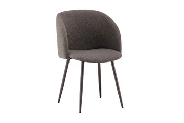 Peyra spisegruppe, uttrekkbar 120–220 cm, med 4 Greya spisestoler - Valnøtt - Møbler - Bord - Spisegrupper
