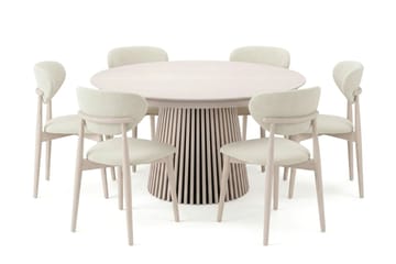 140-220 cm - Hvitbeiset eik