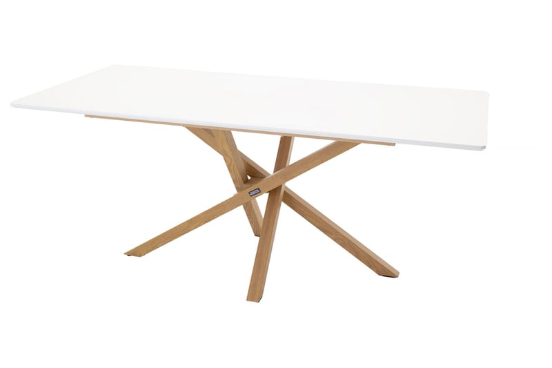 Piazza Spisebord 180x90 cm Hvit - Venture Home - Spisebord & kjøkkenbord