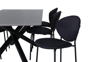 Piazza Spisebord 190 cm med 6 Vault Spisestoler - Møbler - Bord - Spisegrupper