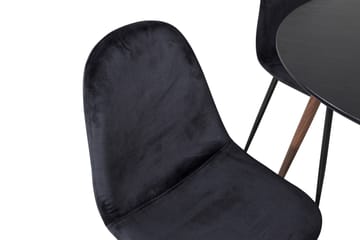 Plaza Spisegruppe 100 cm Rund med 4 Polar Stoler