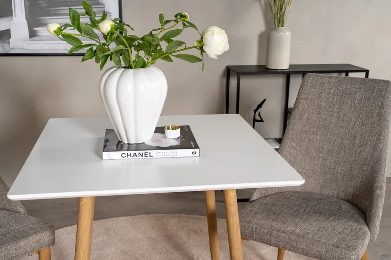Polar Lite Kvadratisk Spisebord 75 cm - Hvit - Møbler - Bord - Spisebord & kjøkkenbord