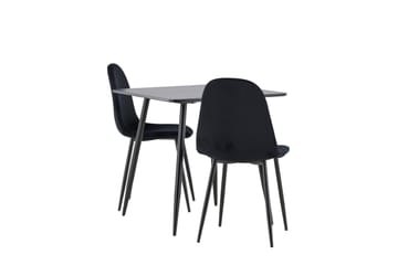 Polar spisegruppe 75 cm kvadratisk med 2 Polar stoler - Møbler - Bord - Spisegrupper