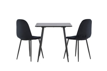 Polar spisegruppe 75 cm kvadratisk med 2 Polar stoler - Møbler - Bord - Spisegrupper
