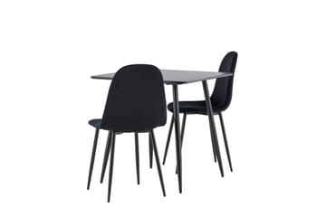 Polar spisegruppe 75 cm kvadratisk med 2 Polar stoler - Møbler - Bord - Spisegrupper