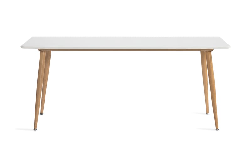 Pontus Spisebord 180 cm Hvit/Eik - Hvit - Spisebord & kjøkkenbord