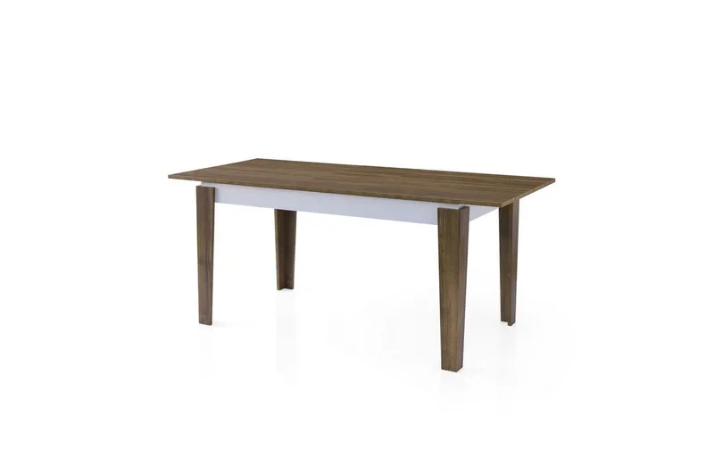 Pradera Spisebord 175 cm Rektangulær - Valnøtt/Hvit - Møbler - Bord - Spisebord & kjøkkenbord