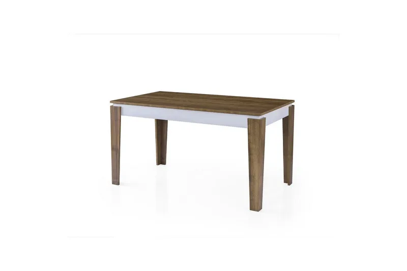 Pradera Spisebord 175 cm Rektangulær - Valnøtt/Hvit - Møbler - Bord - Spisebord & kjøkkenbord