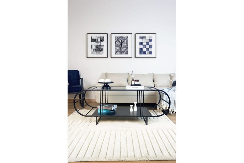 Quorinor Stuebord 145 cm, Sort