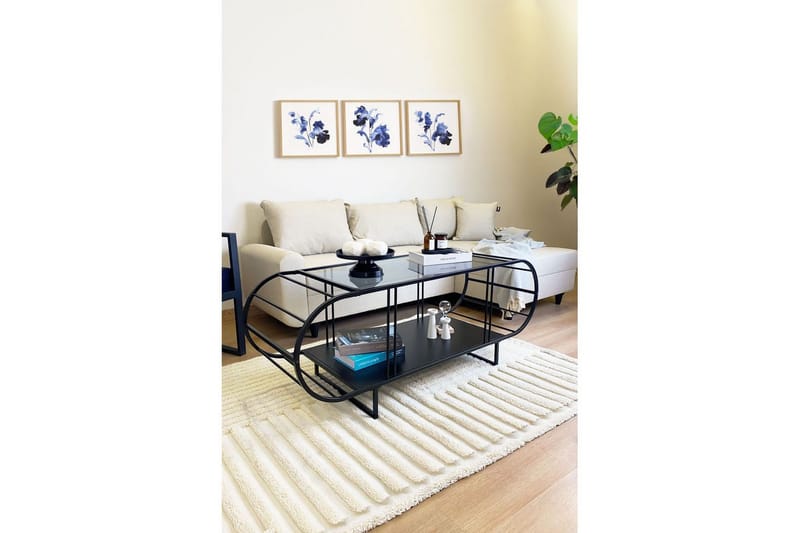 Quorinor Stuebord 145 cm - Sort - Møbler - Bord - Sofabord