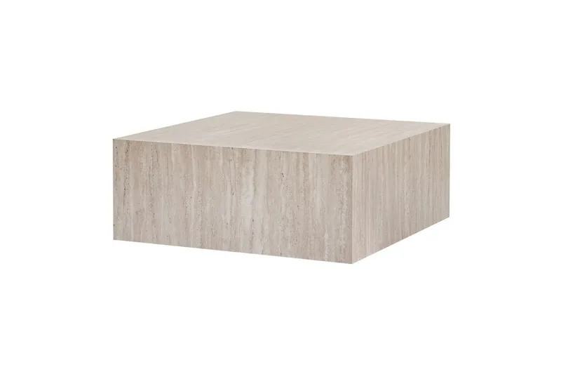 Rambabu Sofabord 90 cm - Gul/Brun - Møbler - Bord - Sofabord