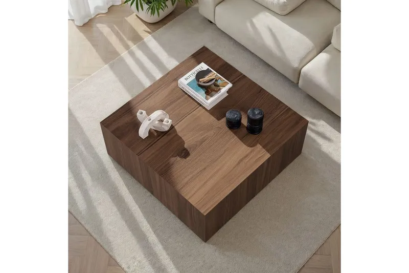 Rambabu Sofabord 90 cm - Sand - Møbler - Bord - Sofabord