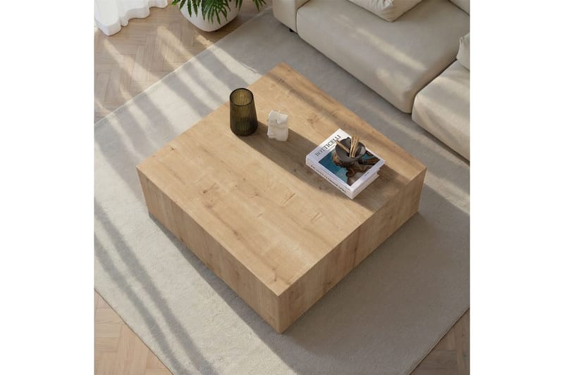 Rambabu Sofabord 90 cm - Sand - Møbler - Bord - Sofabord