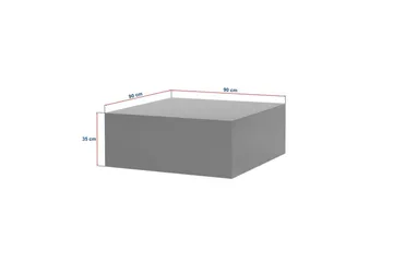 Rambabu Sofabord 90 cm - Svart - Møbler - Bord - Sofabord