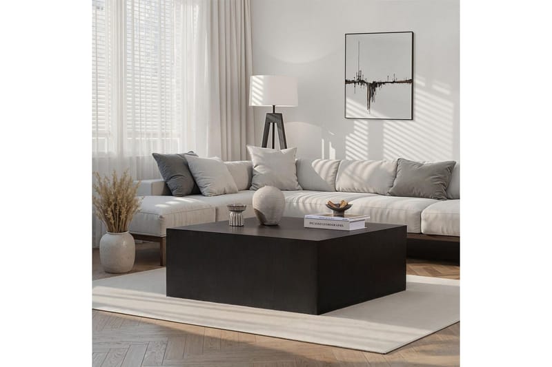 Rambabu Sofabord 90 cm - Svart - Møbler - Bord - Sofabord