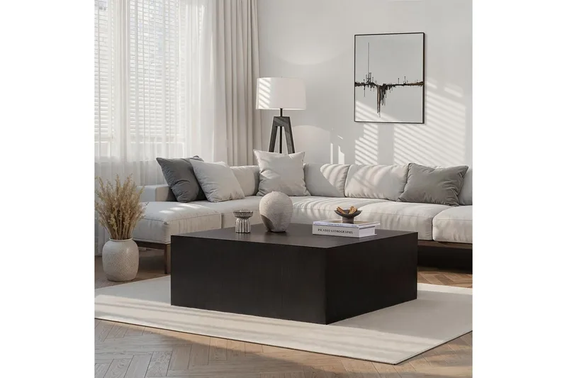 Rambabu Sofabord 90 cm - Svart - Møbler - Bord - Sofabord