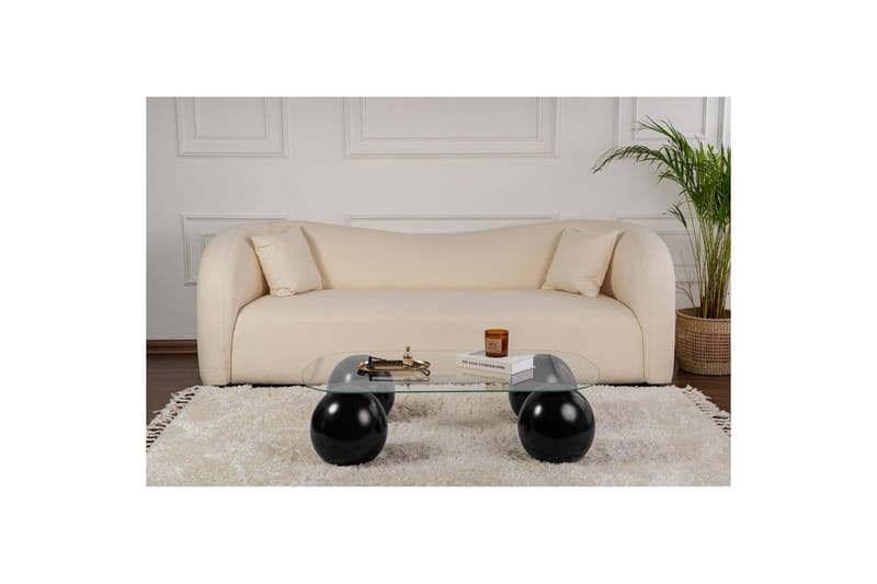 Ranni Sofabord 118 cm - Svart/Hvit - Møbler - Bord - Sofabord