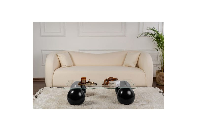 Ranni Sofabord 120 cm - Svart/Hvit - Møbler - Bord - Sofabord