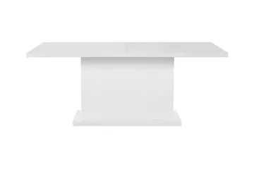 Ratliff spisebord 180 cm uttrekkbart med ileggsplate - Hvit - Møbler - Bord - Spisebord & kjøkkenbord