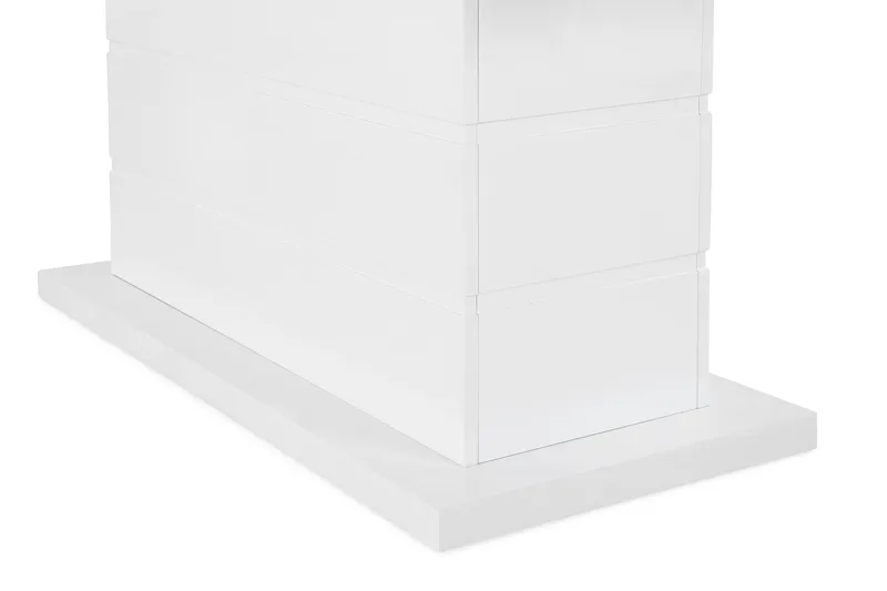 Ratliff spisebord 180 cm uttrekkbart med ileggsplate - Hvit - Møbler - Bord - Spisebord & kjøkkenbord