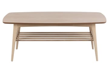 Reeves Rektangulært Salongbord med Hyller i Tre - Beige - Møbler - Bord - Sofabord