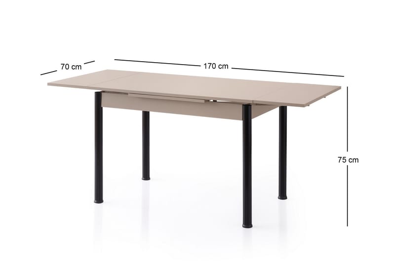 Reghum Spisebord 110 cm Rektangulært - Brun - Møbler - Bord - Spisebord & kjøkkenbord