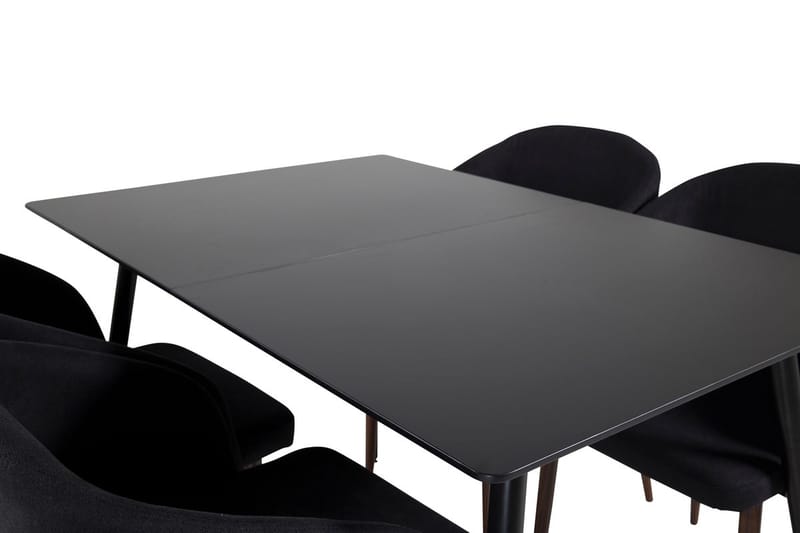 Rektangulær spisegruppe Venture Home Silar, Arch - svart - Møbler - Bord - Spisegrupper