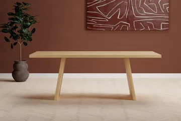 Rektangulært spisebord Venture Home Logga Natur - natur - Møbler - Bord - Spisebord & kjøkkenbord