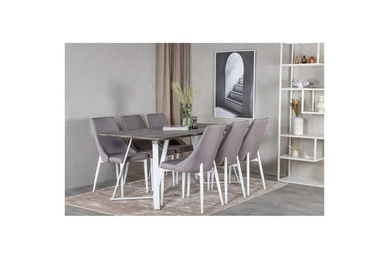 Rektangulært spisestuesett Marina, Leone - Møbler - Bord - Spisegrupper