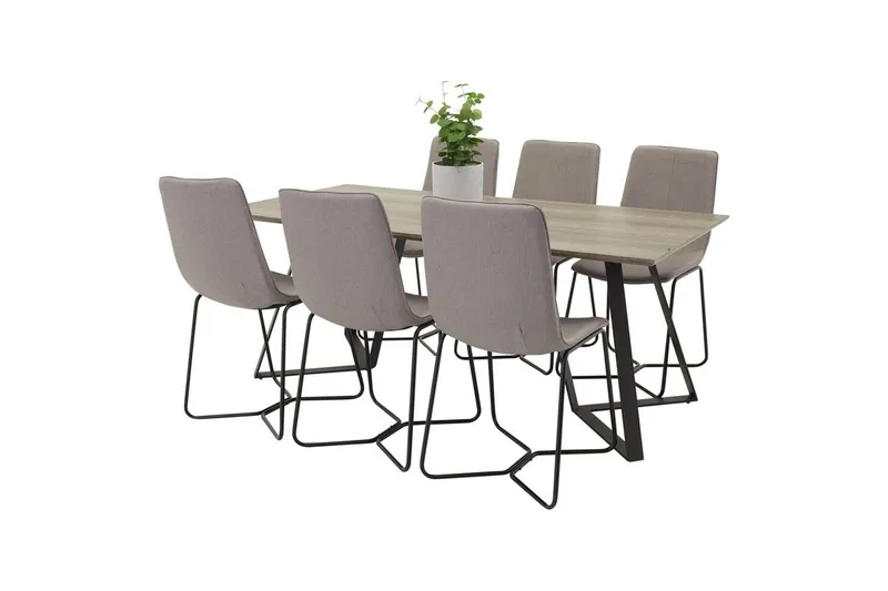 Rektangulært spisestuesett Marina, X, undefined