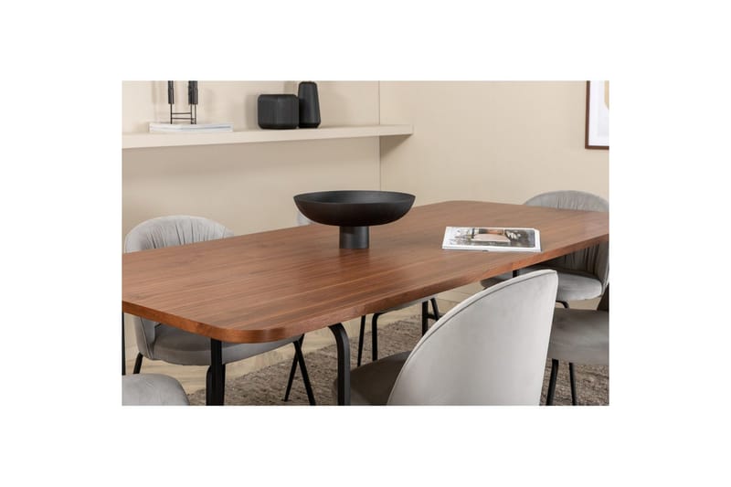 Rektangulært spisestuesett Uno, Wrinkles - Møbler - Bord - Spisegrupper