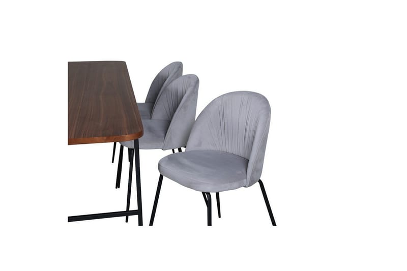 Rektangulært spisestuesett Uno, Wrinkles - Møbler - Bord - Spisegrupper