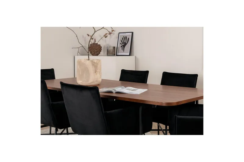 Rektangulært spisestuesett Uno, Petra - Møbler - Bord - Spisegrupper