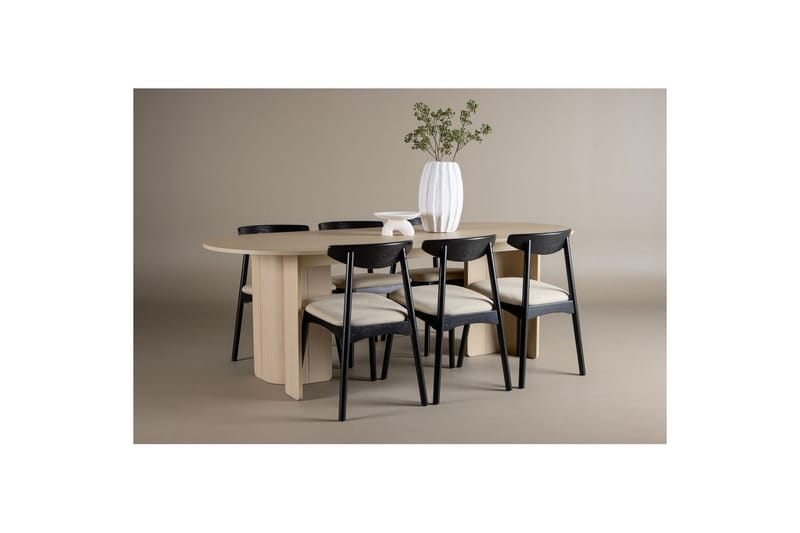 Rektangulært spisestuesett Ven, Tyresö - Beige - Møbler - Bord - Spisegrupper