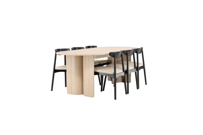 Rektangulært spisestuesett Ven, Tyresö - Beige - Møbler - Bord - Spisegrupper