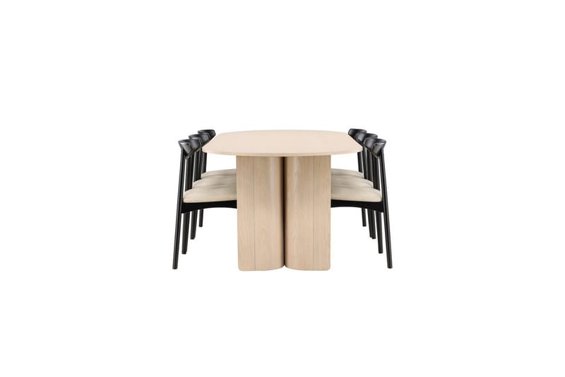 Rektangulært spisestuesett Ven, Tyresö - Beige - Møbler - Bord - Spisegrupper