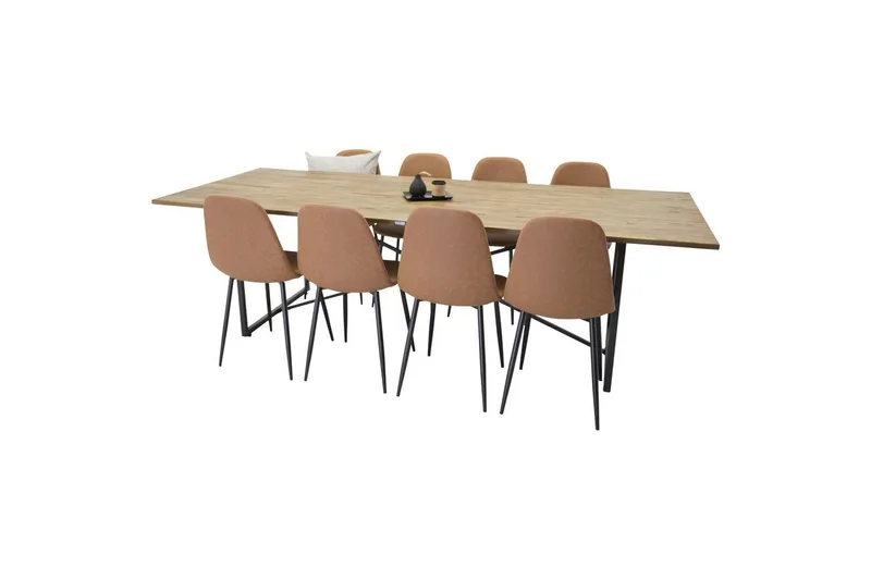 Rektangulært spisestuesett Padang, Polar, 8