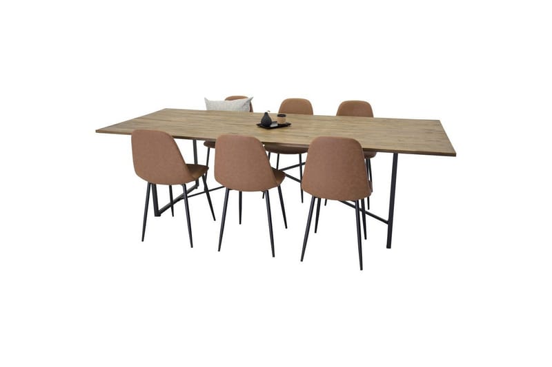 Rektangulært spisestuesett Padang, Polar, 6