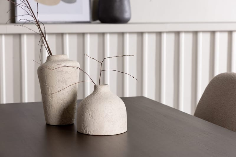 Rektangulär matgrupp Venture Home Beige Mörkbrun 4st - Møbler - Bord - Spisegrupper