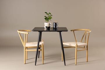 Rektangulär matgrupp Venture Home Beige Svart 2st - Møbler - Bord - Spisegrupper