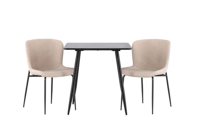 Rektangulär matgrupp Venture Home Beige Svart 2st - Møbler - Bord - Spisegrupper
