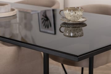 Rektangulär matgrupp Venture Home Beige Svart 4st - Møbler - Bord - Spisegrupper