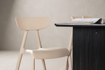 Rektangulär matgrupp Venture Home Beige Svart 6st - Møbler - Bord - Spisegrupper
