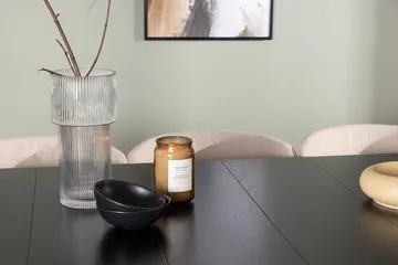 Rektangulär matgrupp Venture Home Beige Svart 6st - Møbler - Bord - Spisegrupper