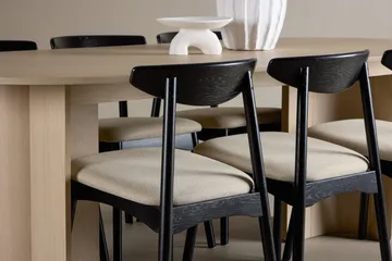 Rektangulär matgrupp Venture Home Beige - Møbler - Bord - Spisegrupper